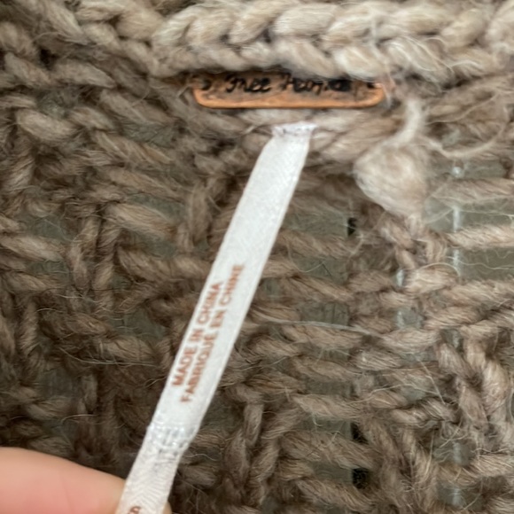 Free People Buttermilk Biscuit Sweater Cardigan - Picture 3 of 11
